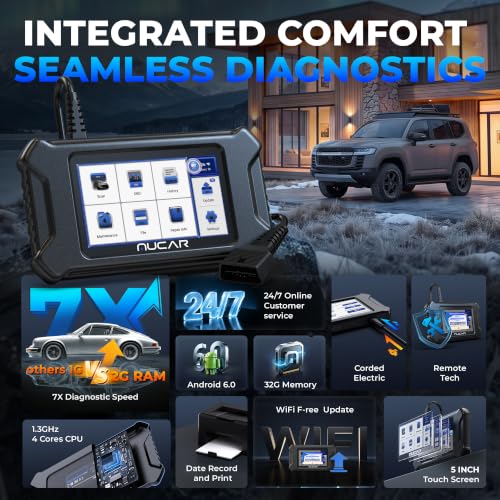 CS6 OBD2 Scanner Diagnostic Tool (Black)