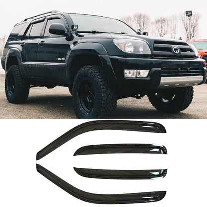 Window Visors Rain Guards for 2003 (2003-2009 4Runner)
