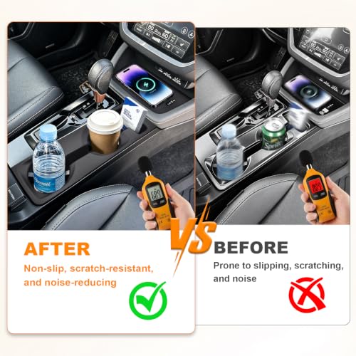 Cup Holder Insert and Charging Mat for 2026 Subaru Forester Accessories (for 2026 Subaru Forester Accessories)