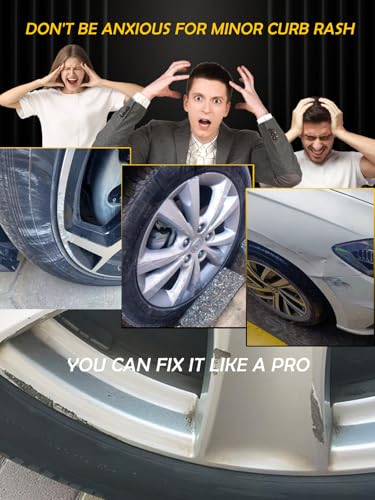 Black Rim Touch Up Paint Compatible with Kia 2 (For Audi / pure black for rim repair)