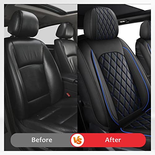 Front Ram Seat Cover for 2009 (Black And Blue / Front (2PCS))