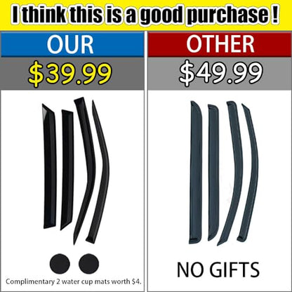 Rain Guards for Buick Regal 2011 (For Buick Regal 2011 - 2017)