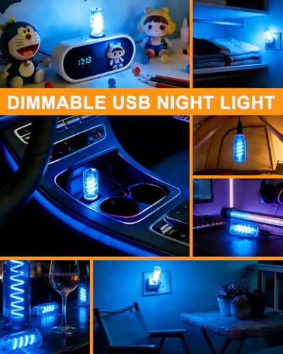 Blue USB Car Ambient Light (Blue)