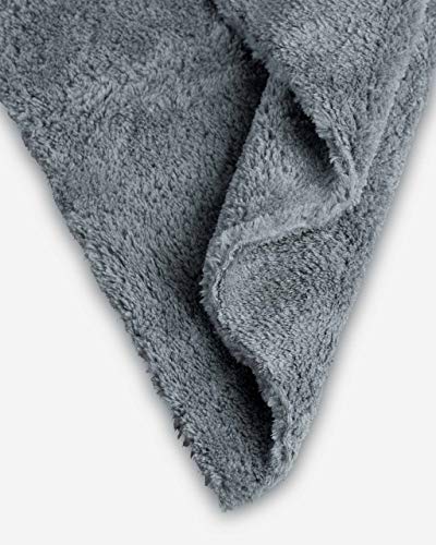 Adam's Borderless Grey Microfiber Towel (Pack of 12)