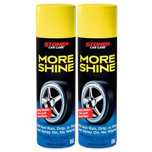 More Shine Tire Shine Spray (12 Ounce (Pack of 2))