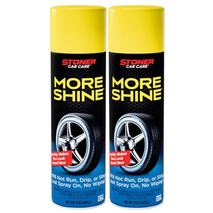 More Shine Tire Shine Spray (12 Ounce (Pack of 2))