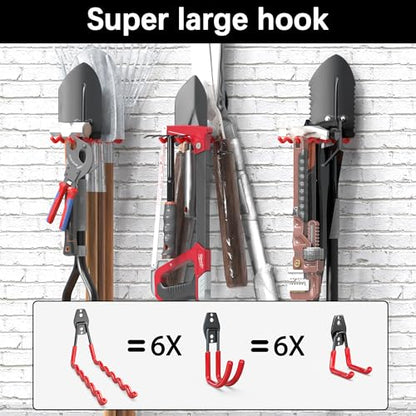Heavy Duty Garage Hooks (Red / 31)