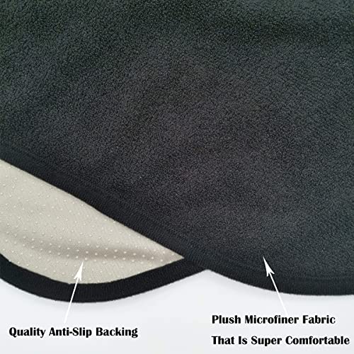 Car Seat Cover Protector Front Seats (2Pcs Front Seat Towel / Black)