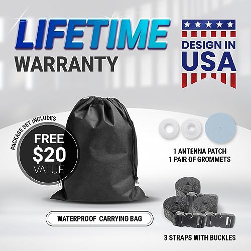 Car Cover Waterproof All Weather for 1965 (Sky Gray / 55. Parisienne 2-Door 1965-1970)