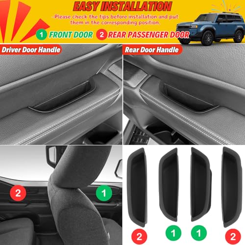 For 2026 2025 2024 Toyota Land Cruiser 1958 LC250 Prado Accessories (Car Door Organizer Storage Box)