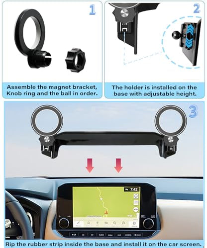Car Phone Holder for Nissan Rogue 2021 2022 2023 9" Screen Accessories (for 2021-2023 Nissan Rogue (9 Inch Screen))