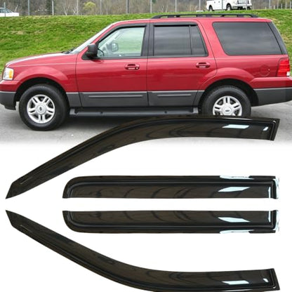 4pcs Original Window Visors for Ford 1997 (for Ford 1997-2017 Expedition)