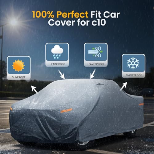 Truck Cover with Camper Shell Topper (Truck with Shell / Truck with Shell(Length-228 to 242 inch))