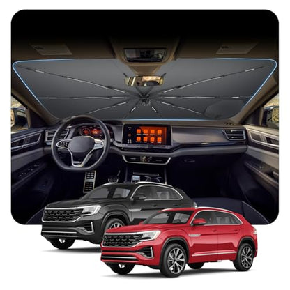 for Car Windshield Sunshade Umbrella 2018 (for 2018-2026 VW Atlas)