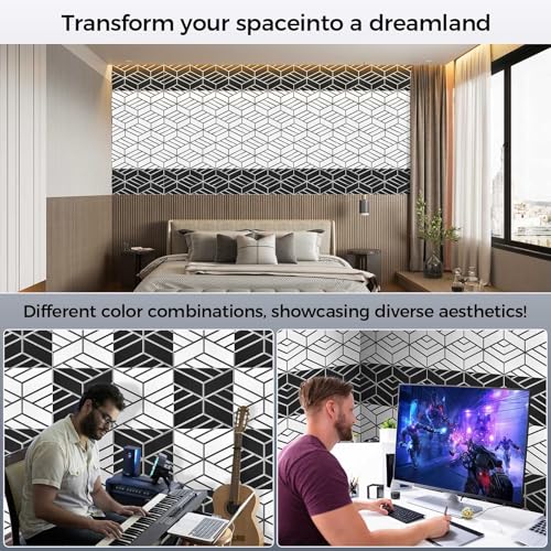 8 Pack 2 Layer Soundproof Wall Panels