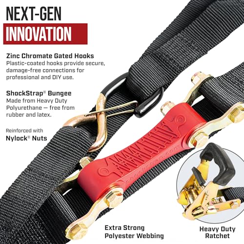 Ratchet Strap (2 Pack / 7' x 1.5")