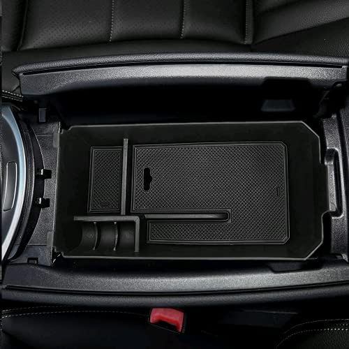 Center Console Organizer Tray for Mercedes Benz Accessories C GLC Class W205 CLS 2015+ Secondary Armrest Console Storage Box Car Interior
