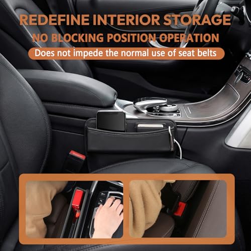 2 PCS Car Seat Gap Filler Organizer