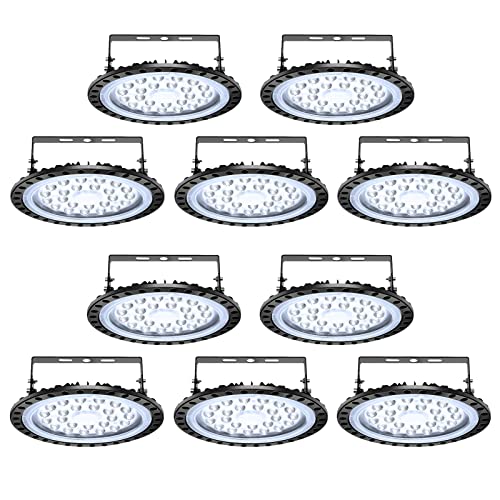 10 Pack 100W UFO LED High Bay Light