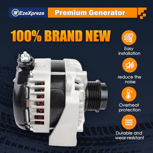 EZEXPREZE 84143540 170A High Output Alternator Fit for 2014 (14009N)