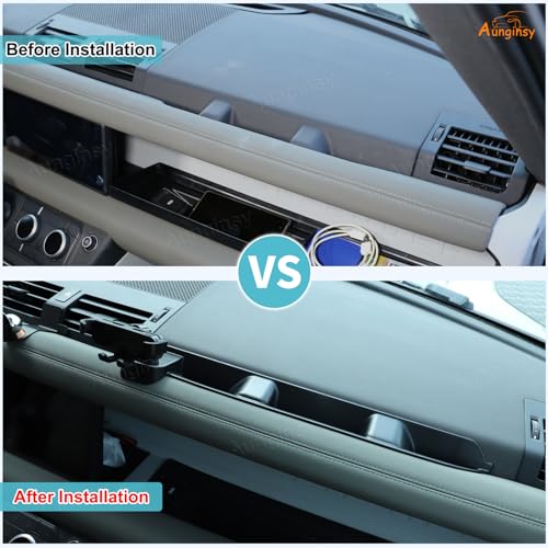 Co pilot Dashboard Organizer Tray Compatible with Land Rover Defender 90 (With Phone Holder-A)