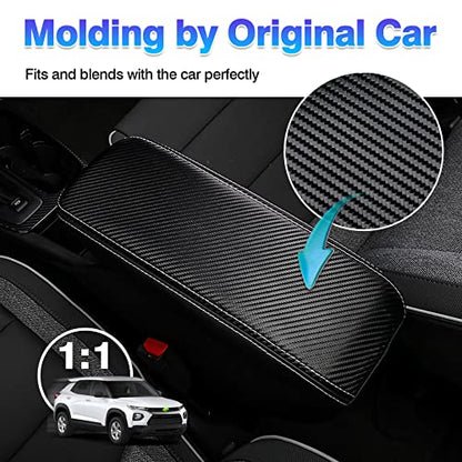Center Console Cover for Chevy (4)21-26|Trailblazer|Carbon Pattern,Regular)