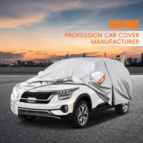 6 Layers SUV Car Cover Custom Fit for Kia Seltos（2019 (LM-Silver / Custom Fit Kia Seltos)