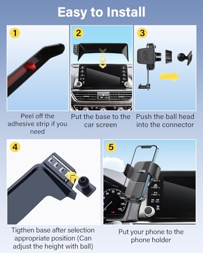 Car Phone Holder for BMW 5 Series M5 2017 (Universal Holder / 2017-2020 BMW 5 Series M5 | 10.25-Inch)
