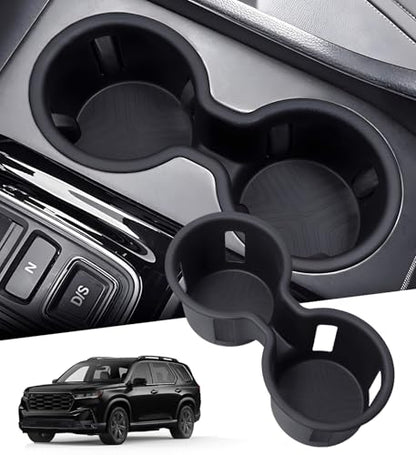 Center Console Cup Holder Inserts for Honda Pilot 2023 (For 23-26 Pilot & 24-26 Passport/Ridgeline)