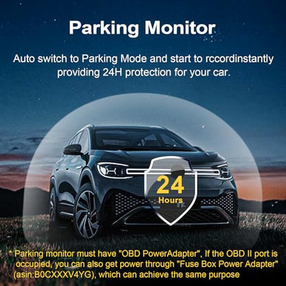 4K Dash Cam Custom fit for GMC Yukon (Model C Front 4K Only)