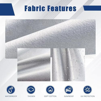 6 Layers Sedan Waterproof Car Cover for Ford Taurus 1991 (LM-Silver / Custom Fit Ford Taurus)