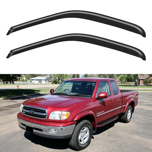 Window Visors Rain Guards for 2000 (2000-2006 Toyota Tundra Access Cab)