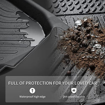 Floor Mats Custom for 2012 2013 2014 2015 2016 2017 Camry Car Mats All Weather Protection Automotive Floor Liners Front& Rear Row Camry Floor Mats Accessories