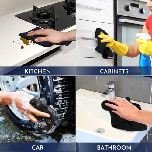 Microfiber Cleaning Cloth (Black)