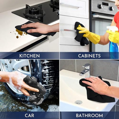 Microfiber Cleaning Cloth (Black)