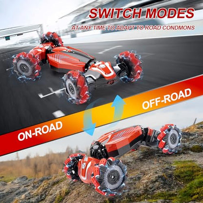 Gesture Sensing RC Stunt car (Deep Red)