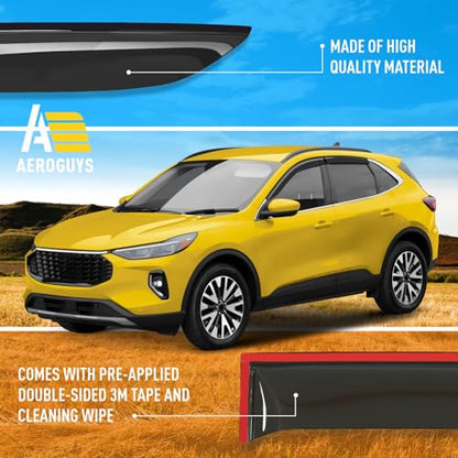 Extra Durable Window Deflectors Tape (For Ford Escape 20-26)