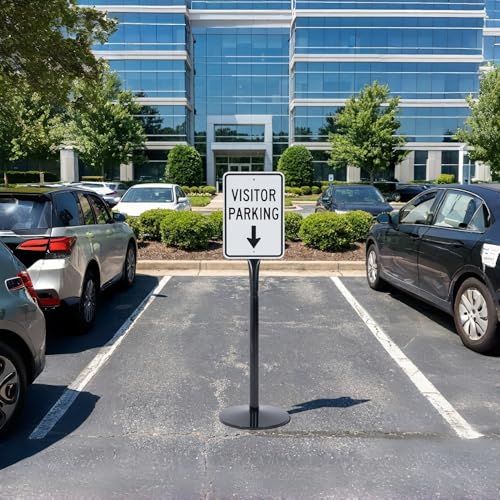 Heavy Duty Cast Iron Sign Post Base Kit (12")