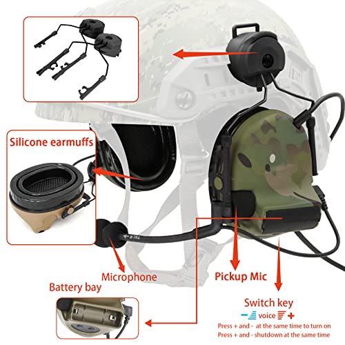 Tactical Headset with U94 PTT 2 (Mc)