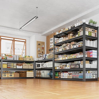 6 Tier Heavy Duty Storage Shelving for Garage Basement Warehouse (48" W X 24" D X 78" H)