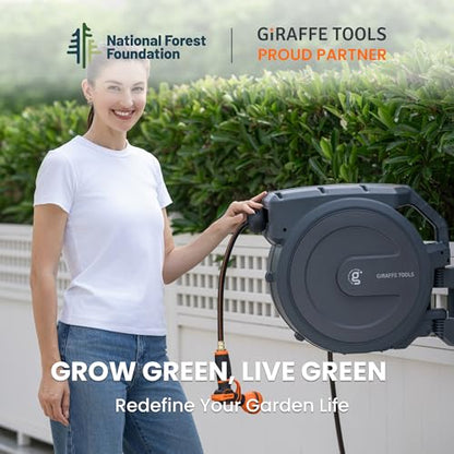 Retractable Garden Hose Reel 5 (5/8 inch x 90 ft)