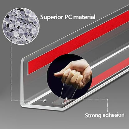Self Adhesive Clear Wall Corner Protector (Clear / 39 3/8" X 1 3/16")