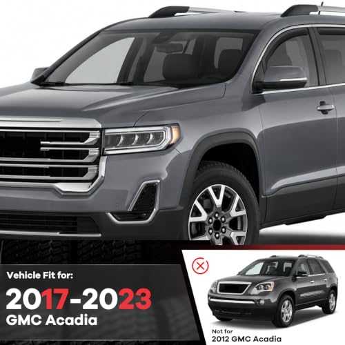 4PCS in Channel Window Visors Rain Guards 4pcs Fit for GMC Acadia 2017 (For 2017-2023 Acadia)