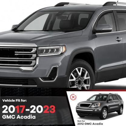 4PCS in Channel Window Visors Rain Guards 4pcs Fit for GMC Acadia 2017 (For 2017-2023 Acadia)