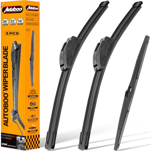 Windshield Wiper Blade Replacement for Lexus RX350 RX450h 2010 (26+22+16")