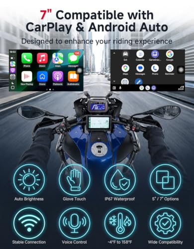 7 Inch Motorcycle Screen (7 Inch)