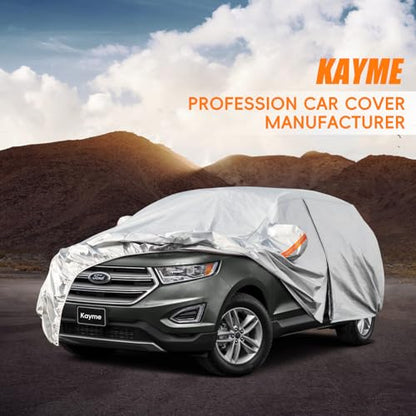 6 Layers SUV Car Cover Custom Fit for Ford Edge（2013 (LM-Silver / Custom Fit Ford Edge)