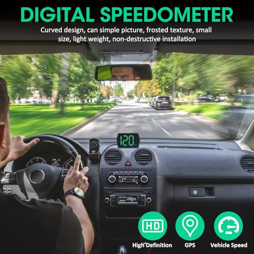 2 Pack GPS Digital Speedometer for Car MPH (2 Pack Digital Speedometer)