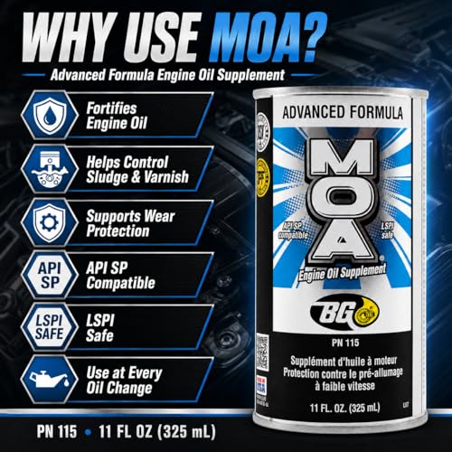 BG Advanced Formula MOA PN 115 Motor Oil Additive