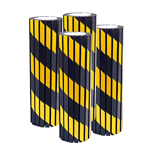 Garage Wall Protector Foam Wall Bumper Column Guard for Parking Lot 4 Pack (Yellow / 4 pack)
